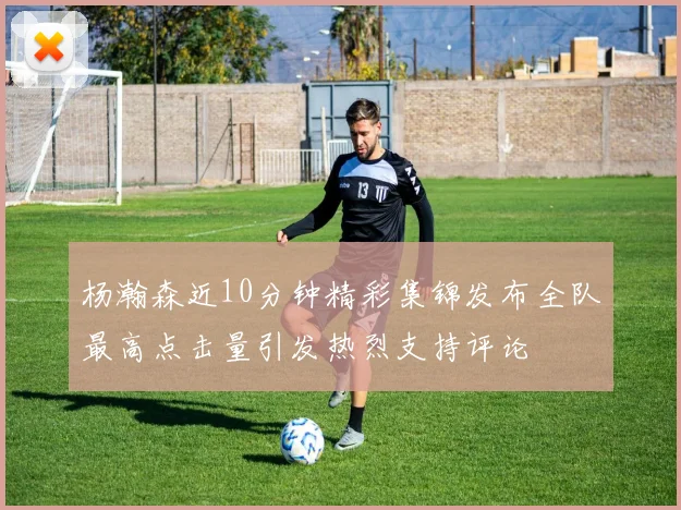 杨瀚森近10分钟精彩集锦发布全队最高点击量引发热烈支持评论