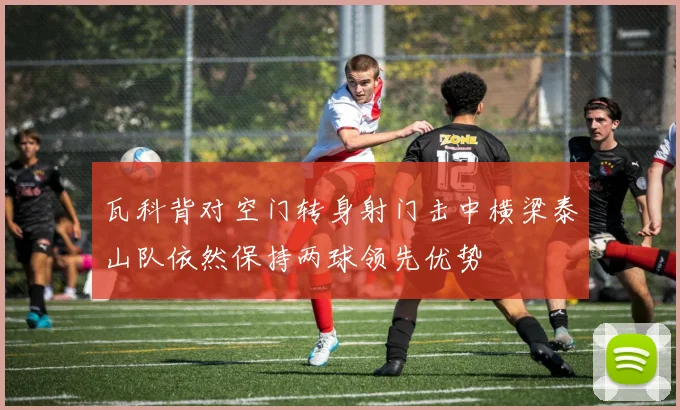瓦科背对空门转身射门击中横梁泰山队依然保持两球领先优势